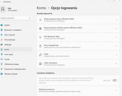 Dell G15 5510, Windows 11 - wyłączenie ekranu logowania po otwarciu pokrywy
