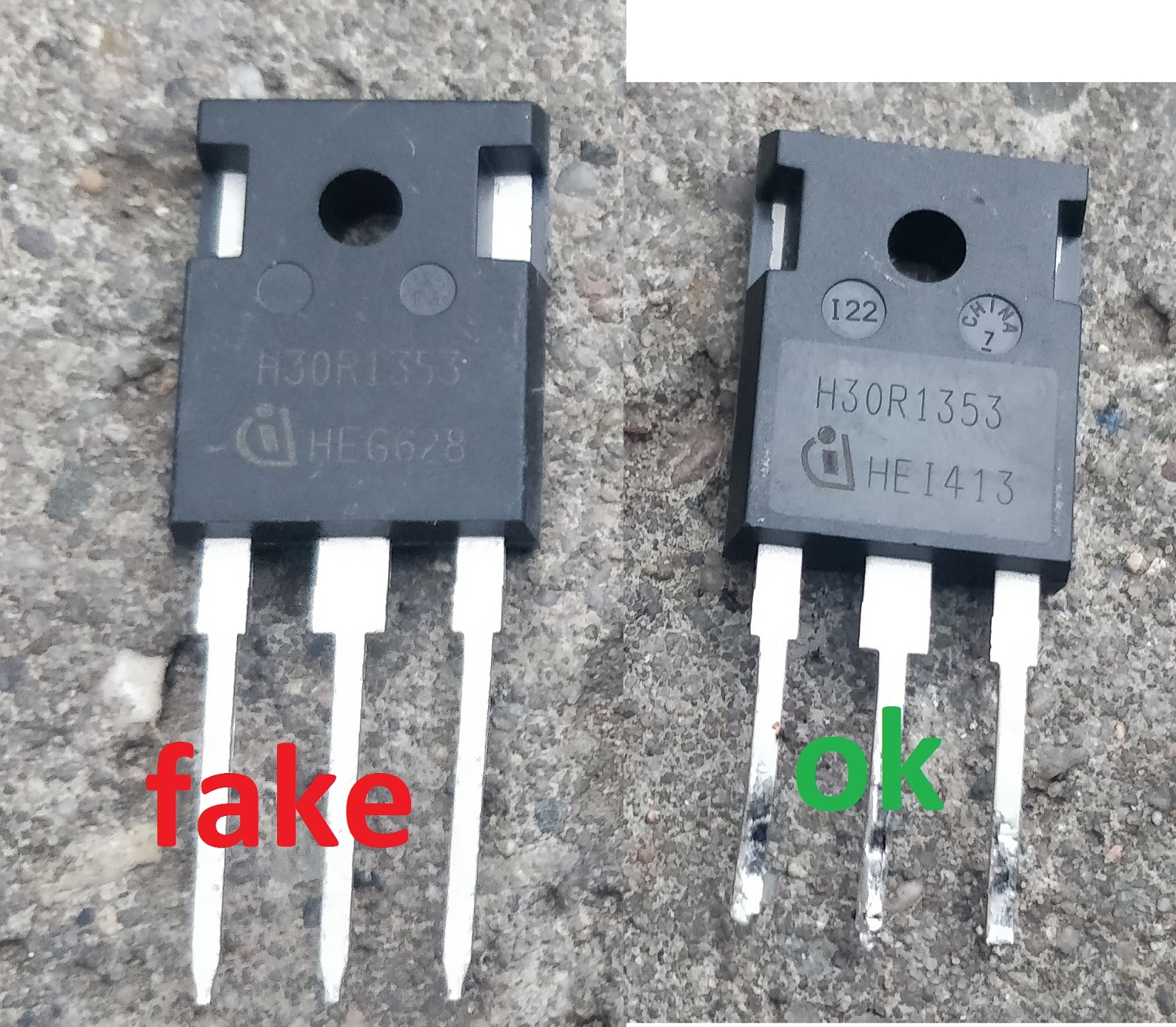 Indukcja Amica Pi6509LN - Szukam tranzystora mocy H30R1203 do płyty