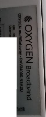 Naklejka ADSL Oxygen Broadband z modelem RVV34000.N3A2U.