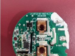 Close-up of PCB LH-WFC2-DC-002-V1.0.