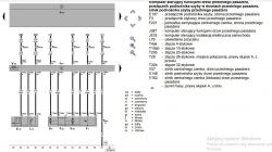 Schemat połączeń elektrycznych modułu J519 w samochodzie