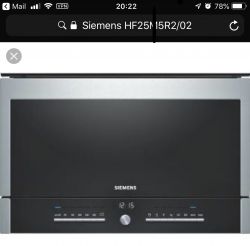 Mikrofala Siemens HF25M5R2/02 - Uszkodzona szyba wewnętrzna