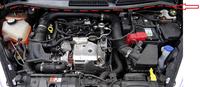 Ford Fiesta Mk7 - Jak nazywa się gąbczasty element pod maską na szerokość szyby?