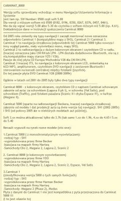 Laguna 3 2007r carminat dvd nie czyta mi nowo kupionej płytki