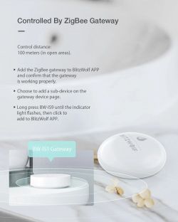 BlitzWolf BW-IS9 flood, water leak sensor on Zigbee BlitzWolf BW-IS9 flood, water leak sensor on Zigbee