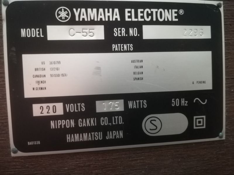 Jak znaleźć schemat do organów Yamaha c-55 z lat 80-tych?