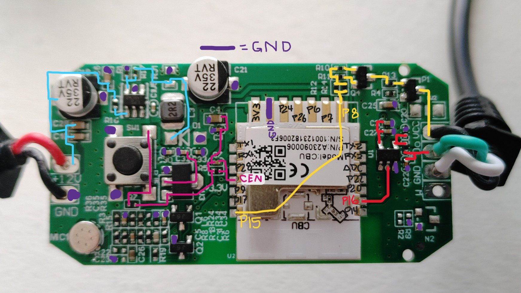 [BK7231N] [CBU] Ligency RGBW+IC LED Spotlights GPIO Identification ...