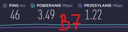Huawei B818 + CyberTech antena zewnętrzna: Słaby sygnał na pasmach B3 i B1 - Orange