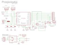FT232RL podłączenie do atmegi na płytce testowej
