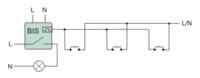 How to control the BIS-411 230V relay using an Arduino?