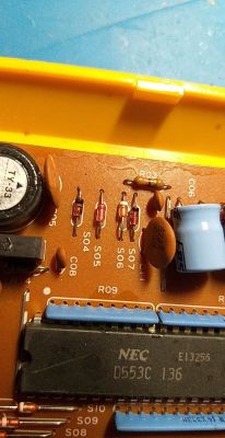 Jaka to dioda? - Problem ze znalezieniem wartości diody z konsoli table Soccer z 1981r