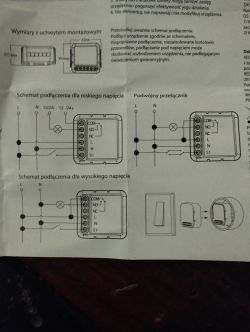 Schematy elektryczne modułu Wi-Fi z instrukcją podłączenia.