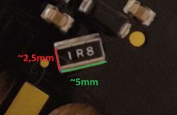 Gdzie zdobyć rezystor SMD 1R8, 2-3W do lampy ciężarówki Volvo Vignal LC10?
