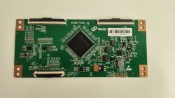 Zbliżenie na płytę T-Con DCBDM-P280C_02 do telewizora Philips na białym tle.
