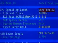 Podkręcanie Pentium 3