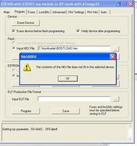 [ATMEGA32] bootloader problem z wgraniem