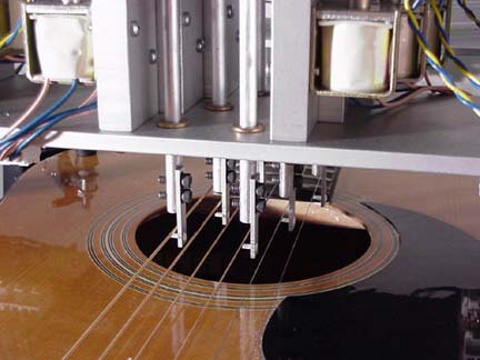 Mechaniczna gitara z interfejsem MIDI