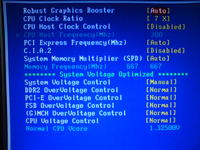 Problem z podkreceniem E6300.