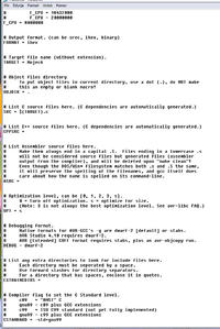 Różnice wielkości pliku po kompilacji AVR-GCC.