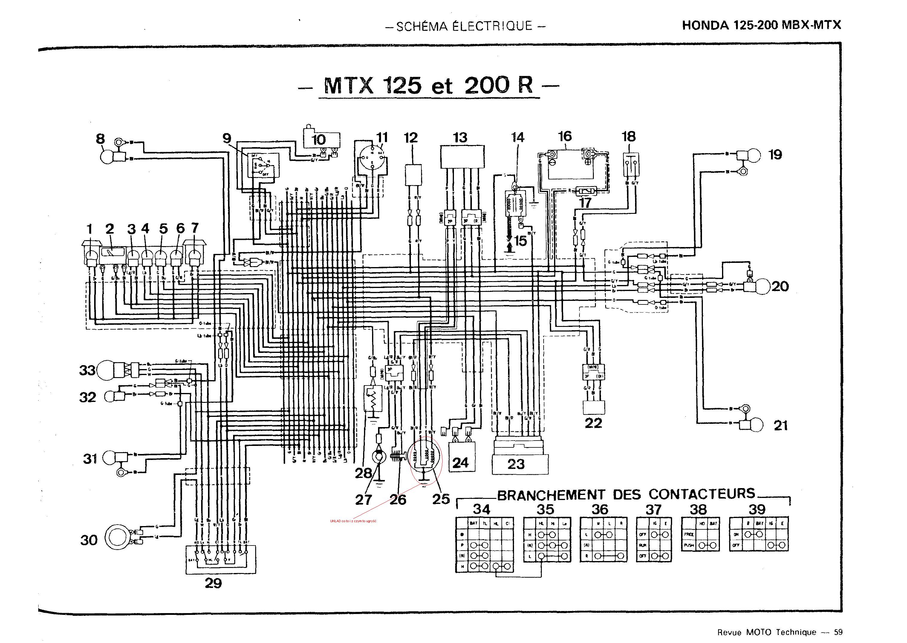Honda MBX 125 poszukuję schematu elektroda.pl