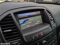 Car navigation display showing a map of Central Europe and the message Off road network.