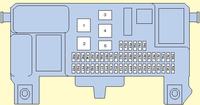 Ford Focus Mk2 2005 Fuse Box Diagram & Description for Large Navigation - Passenger Side