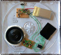 Grająca kartka świąteczna na AVR w opakowaniu na płyty CD