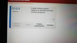 Df424 Opel Movano 2.3 165KM bturbo 2016r. - błąd DF424