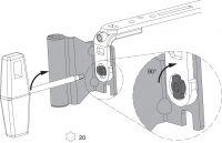 Plastic Double-Leaf Window (Movable Mullion): Wind Whistling & Blowing at Hinge, Upper Left Corner
