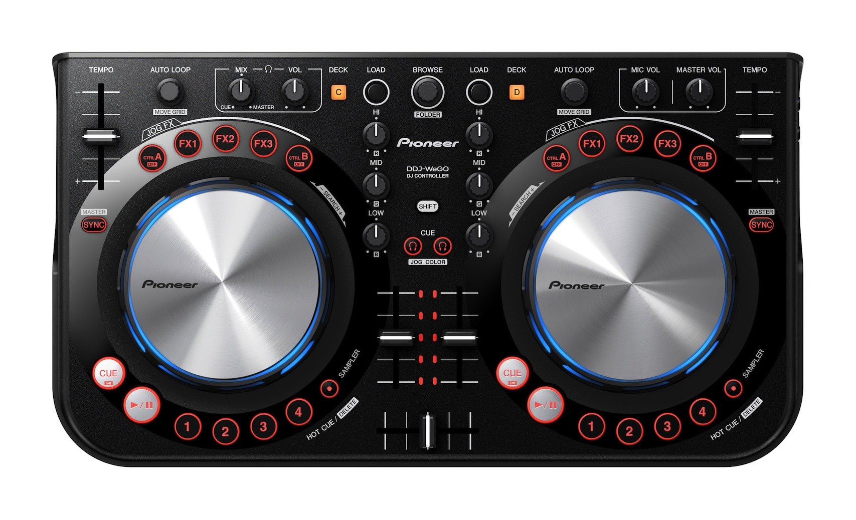 Pioneer DDJ-WeGO2 - Kontroler MIDI Dedykowany Dla Oprogramowania ...