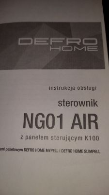 Defro MyPell / Sterownik NG01 AIR | Błąd ER08 nie można ustawić wentylatorów