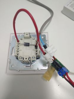 Modifying Tuya Mini for No-Neutral Installation: Experiences with Diode Polarity Reversal?