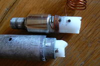 antena cb 5/8 - złamany teflon- miejsce nawinięcia cewki