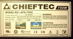 Chieftec APS-750c - Przetwornica st-by po wybuchu układu tny