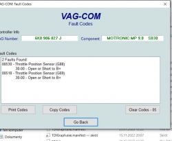 VW Polo 1.4i 60 KM AEX APQ 1998 - błędy przepustnicy 030133064F, czy wymiana czy instalacja?