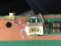 Naprawa PS4 Pro - Uszkodzona ścieżka przy gnieździe zasilania