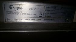 Zmywarka Whirlpool ADPF 872 IX 801439000 - pokazuje tylko błąd E4