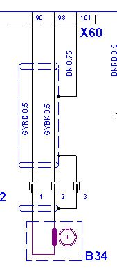 2.0DTI Y20DTH - L i L1 czujnik położenia wału korbowego GM90540188, BOSCH0281002