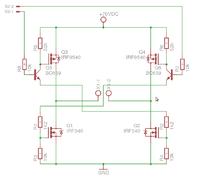 Sterownik silnika krokowego 70VDC 8A na mosfetach - mostek H