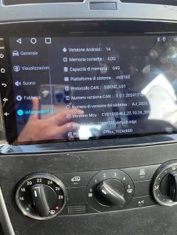 Ekran ustawień radia samochodowego z Androidem 14 i rozdzielczością GT9XX_1024x600