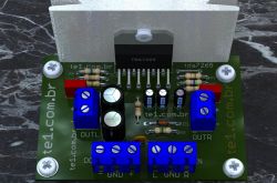 Schemat, wykaz elementów i PCB dla TDA7265 - poszukiwane materiały
