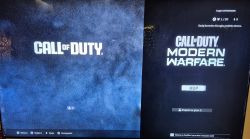 Ekran gry Call of Duty Modern Warfare z opcją kupna.