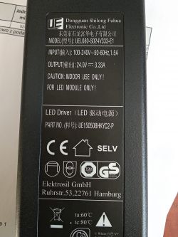 Jakie zasilanie i statecznik do Dennerle Trocal LED 80cm, 42W?