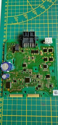 Electronic circuit board on a measuring mat