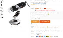 Przenośny mikroskop 50-500X 2MP USB - Made in China - Test / Recenzja / Opinia. Przenośny mikroskop 50-500X 2MP USB - Made in China - Test / Recenzja / Opinia.