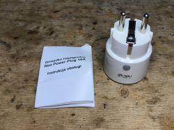 [ESP8266+BL0937] Stary Neo Power Plug 16A, 2018, Tasmota, trudny dostęp do padów