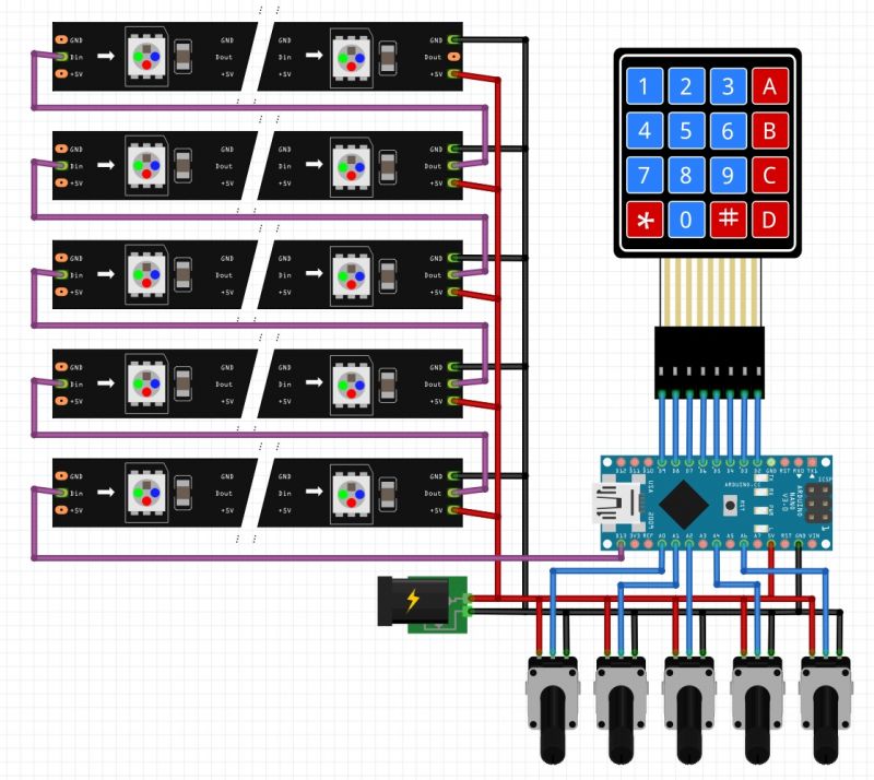 Arduino + WS2811 - lampki choinkowe Arduino + WS2811 - lampki choinkowe