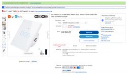 [ESP8266] Potrójny włącznik z WiFi i RF433 z eBay - Tasmota, szablon, piny