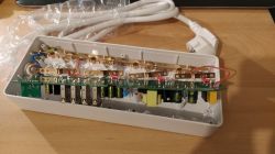 [BK7231N] Tuya Smart Power Strip Review: 4AC + 4USB Ports, AliExpress, YX-B3S1-VER00 PCB