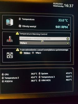 Nierówna praca wentylatorów - Wentylatory obudowy pracują nierówno, ciągłe skoki